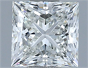 Natural Diamond 1.01 Carats, Princess with  Cut, H Color, VVS2 Clarity and Certified by IGI