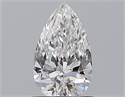 Natural Diamond 0.70 Carats, Pear with  Cut, D Color, VS2 Clarity and Certified by GIA