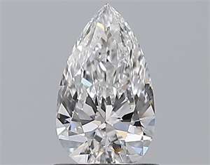 Picture of Natural Diamond 0.70 Carats, Pear with  Cut, D Color, VS2 Clarity and Certified by GIA