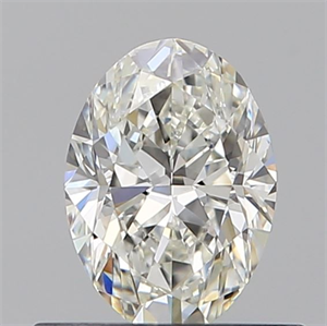 Picture of Natural Diamond 0.51 Carats, Oval with  Cut, H Color, VVS2 Clarity and Certified by GIA