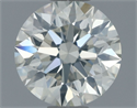 Natural Diamond 0.91 Carats, Round with Excellent Cut, I Color, SI1 Clarity and Certified by IGI