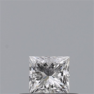 Picture of Natural Diamond 0.23 Carats, Princess with  Cut, D Color, VS2 Clarity and Certified by GIA