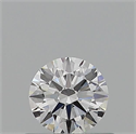Diamante Natural 0.50 quilates, Redondo , Color D, claridad VVS2 y certificado GIA