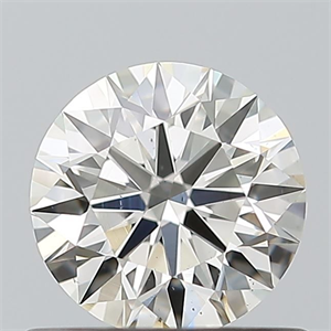 Picture of Natural Diamond 0.56 Carats, Round with Excellent Cut, G Color, VS2 Clarity and Certified by IGI