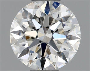 Foto Diamante Natural 0.46 quilates, Redondo , Color F, claridad SI1 y certificado GIA de