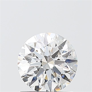 Picture of Lab Grown Diamond 1.02 Carats, Round with Ideal Cut, F Color, VVS2 Clarity and Certified by IGI
