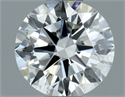 Natural Diamond 0.50 Carats, Round with Excellent Cut, I Color, VS1 Clarity and Certified by GIA