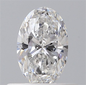 Picture of Natural Diamond 0.40 Carats, Oval with  Cut, E Color, VS2 Clarity and Certified by GIA