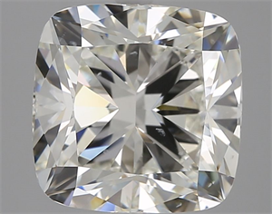 Picture of Natural Diamond 4.25 Carats, Cushion with  Cut, J Color, SI1 Clarity and Certified by GIA