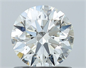 Natural Diamond 0.90 Carats, Round with Excellent Cut, I Color, VVS1 Clarity and Certified by GIA