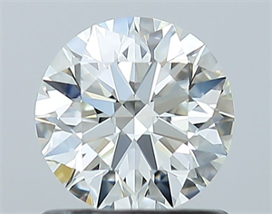 Picture of Natural Diamond 0.90 Carats, Round with Excellent Cut, I Color, VVS1 Clarity and Certified by GIA