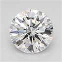 Lab Grown Diamond 2.05 Carats, Round with Ideal Cut, F Color, VS1 Clarity and Certified by IGI