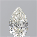 Natural Diamond 0.73 Carats, Pear with  Cut, J Color, VS1 Clarity and Certified by GIA
