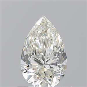 Picture of Natural Diamond 0.73 Carats, Pear with  Cut, J Color, VS1 Clarity and Certified by GIA
