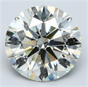 Diamante Natural 5.01 quilates, Redondo , Color L, claridad SI2 y certificado GIA