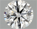 Lab Grown Diamond 1.47 Carats, Round with Ideal Cut, E Color, VS1 Clarity and Certified by IGI