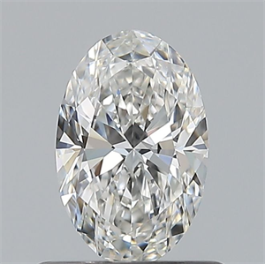 Picture of Natural Diamond 0.57 Carats, Oval with  Cut, F Color, VVS2 Clarity and Certified by GIA