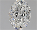Natural Diamond 1.01 Carats, Oval with  Cut, E Color, VVS2 Clarity and Certified by GIA