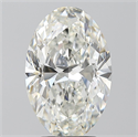 Natural Diamond 3.50 Carats, Oval with  Cut, H Color, VS1 Clarity and Certified by GIA
