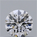 Natural Diamond 0.40 Carats, Round with Excellent Cut, D Color, VVS2 Clarity and Certified by GIA