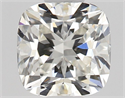 Natural Diamond 0.55 Carats, Cushion with  Cut, I Color, VS1 Clarity and Certified by GIA