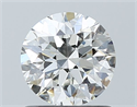 Natural Diamond 0.90 Carats, Round with Excellent Cut, I Color, SI1 Clarity and Certified by GIA