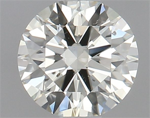Foto Diamante Natural 0.40 quilates, Redondo , Color J, claridad SI1 y certificado GIA de