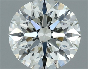 Picture of Natural Diamond 0.50 Carats, Round with Excellent Cut, H Color, VVS2 Clarity and Certified by IGI
