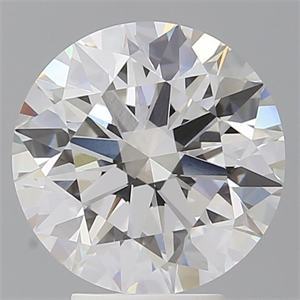 Picture of Lab Grown Diamond 4.60 Carats, Round with Ideal Cut, E Color, VVS2 Clarity and Certified by IGI