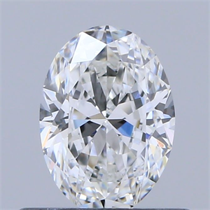 Picture of Natural Diamond 0.50 Carats, Oval with  Cut, E Color, VVS2 Clarity and Certified by GIA