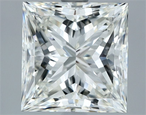 Picture of Natural Diamond 3.03 Carats, Princess with  Cut, H Color, VS1 Clarity and Certified by IGI