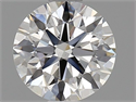 Natural Diamond 0.72 Carats, Round with Excellent Cut, E Color, SI1 Clarity and Certified by GIA