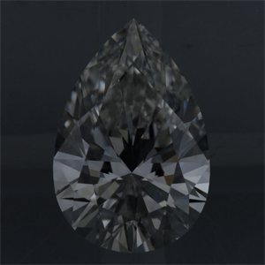 Foto Diamante Natural 0.52 quilates, De pera , Color G, claridad SI1 y certificado GIA de