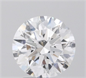 Lab Grown Diamond 2.51 Carats, Round with Ideal Cut, E Color, VVS1 Clarity and Certified by IGI