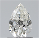 Diamante Natural 0.70 quilates, De pera , Color H, claridad VS2 y certificado GIA