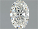 Natural Diamond 1.01 Carats, Oval with  Cut, G Color, SI2 Clarity and Certified by GIA