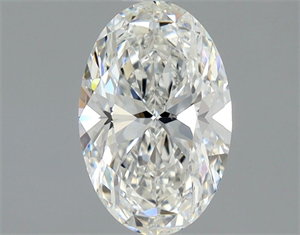 Picture of Natural Diamond 1.01 Carats, Oval with  Cut, G Color, SI2 Clarity and Certified by GIA