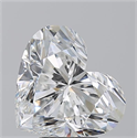 Natural Diamond 5.01 Carats, Heart with  Cut, G Color, SI1 Clarity and Certified by GIA