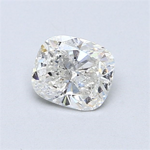 Foto Diamante Natural 0.60 quilates, Del cojín , Color G, claridad I2 y certificado GIA de