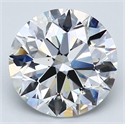 Natural Diamond 5.02 Carats, Round with Excellent Cut, F Color, SI1 Clarity and Certified by GIA