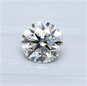 Natural Diamond 0.60 Carats, Round with Very Good Cut, K Color, SI1 Clarity and Certified by GIA