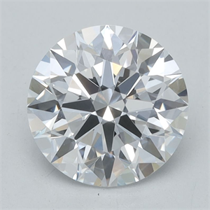 Picture of Lab Grown Diamond 1.17 Carats, Round with Ideal Cut, D Color, VVS2 Clarity and Certified by IGI