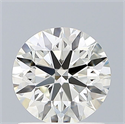 Natural Diamond 0.94 Carats, Round with Excellent Cut, I Color, VVS1 Clarity and Certified by IGI
