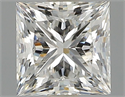 Natural Diamond 1.01 Carats, Princess with  Cut, H Color, VVS2 Clarity and Certified by GIA