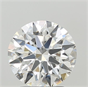 Del inventario de diamantes de laboratorio, 2.55 quilates, Redondo , Color F, claridad VVS2 y certificado IGI