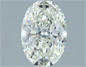 Natural Diamond 1.01 Carats, Oval with  Cut, I Color, VVS2 Clarity and Certified by IGI
