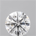 Lab Grown Diamond 1.30 Carats, Round with Ideal Cut, D Color, VS2 Clarity and Certified by IGI
