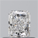 Diamante Natural 0.34 quilates, Radiante , Color D, claridad VVS1 y certificado GIA