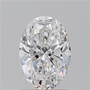 Picture of Natural Diamond 1.20 Carats, Oval with  Cut, D Color, SI1 Clarity and Certified by GIA
