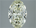 Natural Diamond 2.70 Carats, Oval with  Cut, L Color, VVS1 Clarity and Certified by IGI